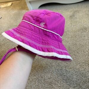 Calikids baby sun hat pink swim outdoor toddler 18 months - 3 years neck